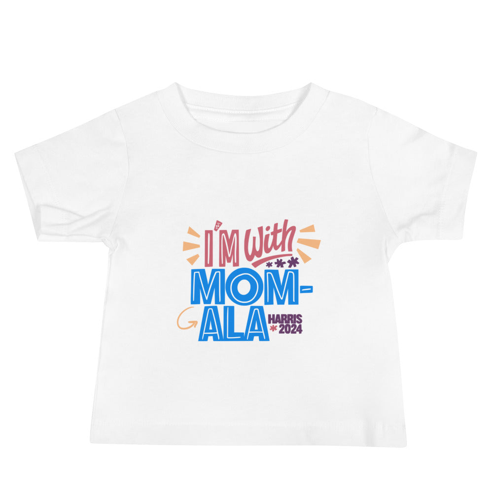 "I'm with Momala" Baby Jersey Short Sleeve Tee