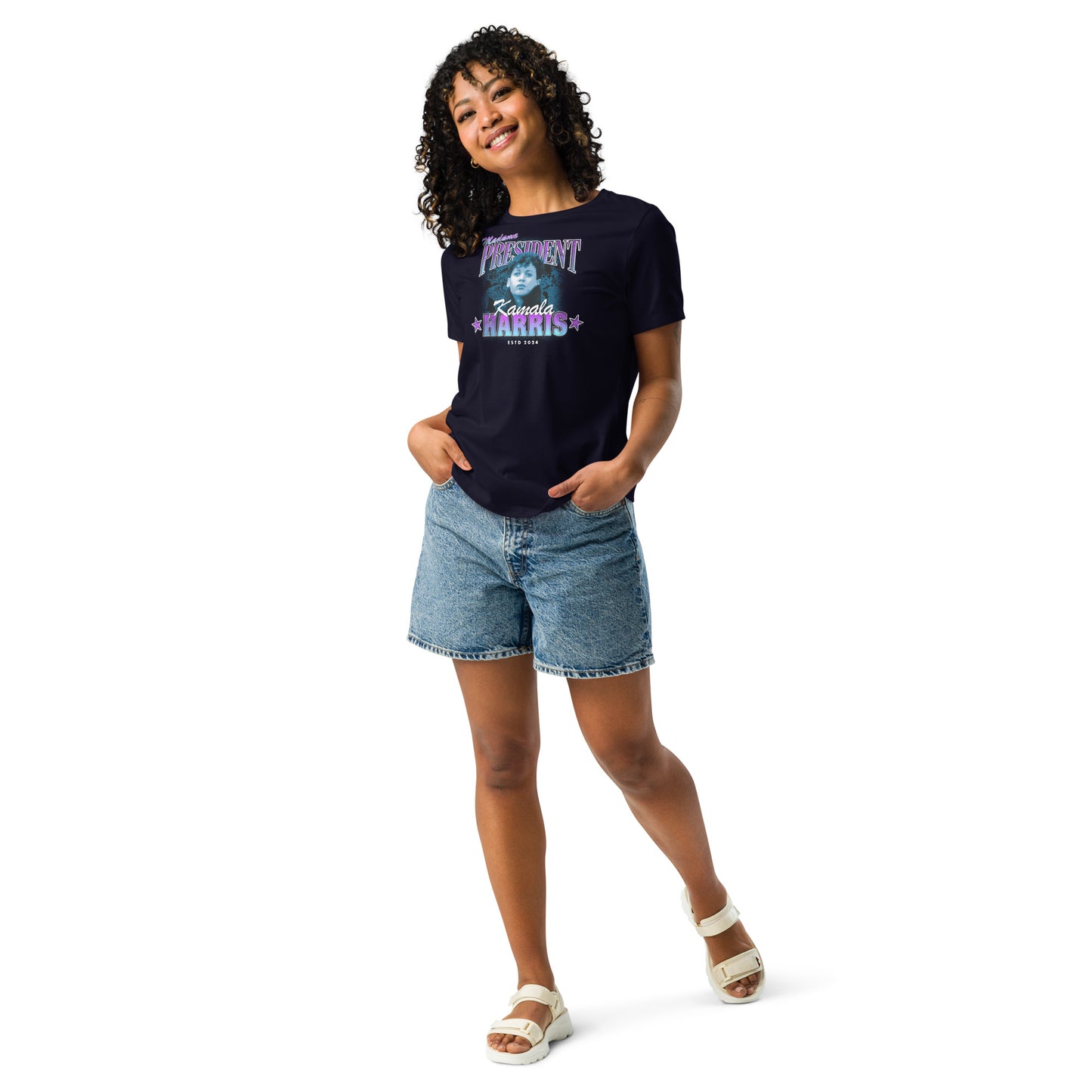 "Young Kamala" Women's Relaxed T-Shirt