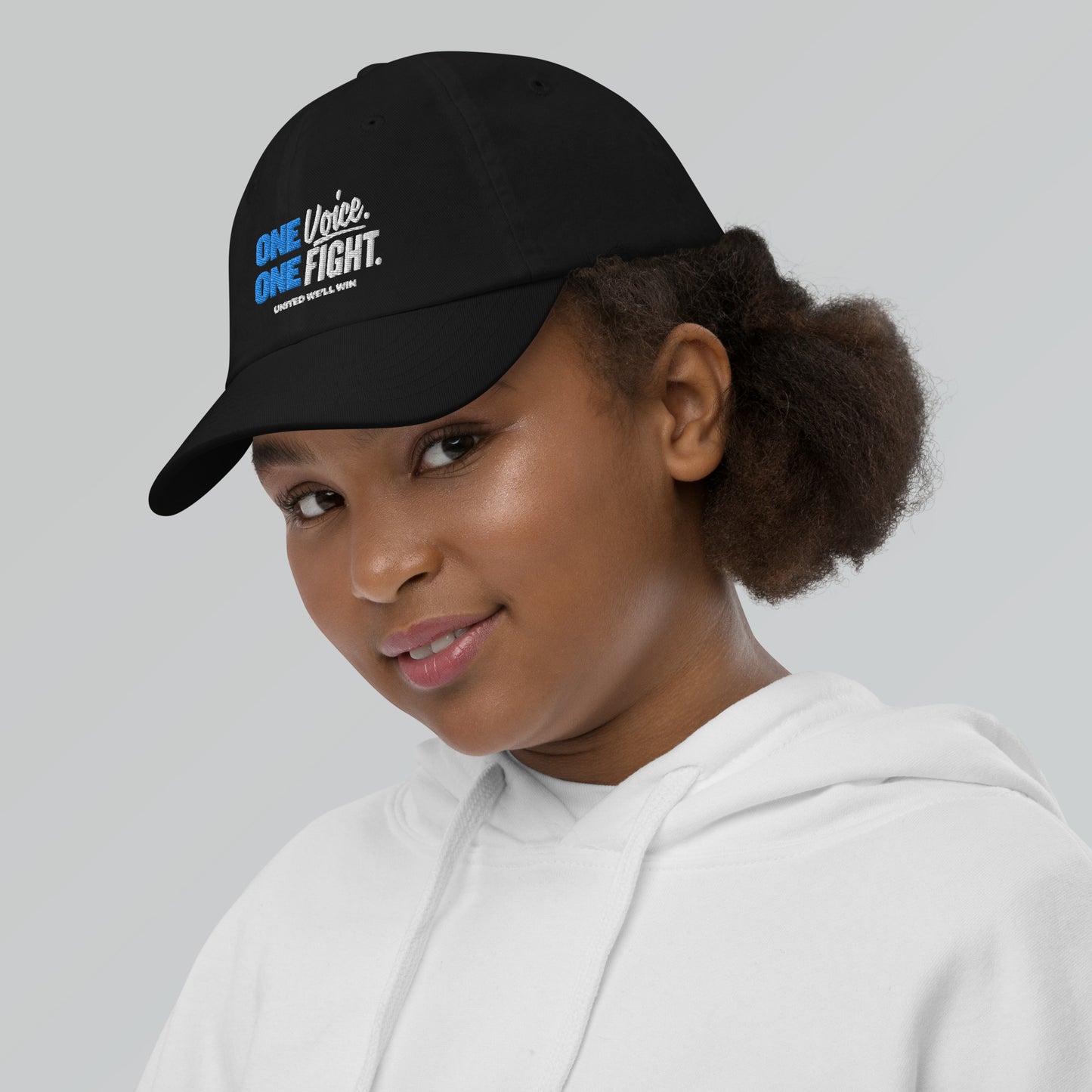 "One Voice One Fight" Youth baseball cap